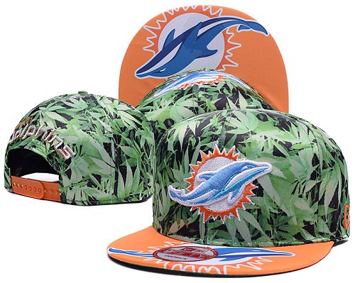 NFL Miami Dolphins Logo Stitched Snapback Hats 007